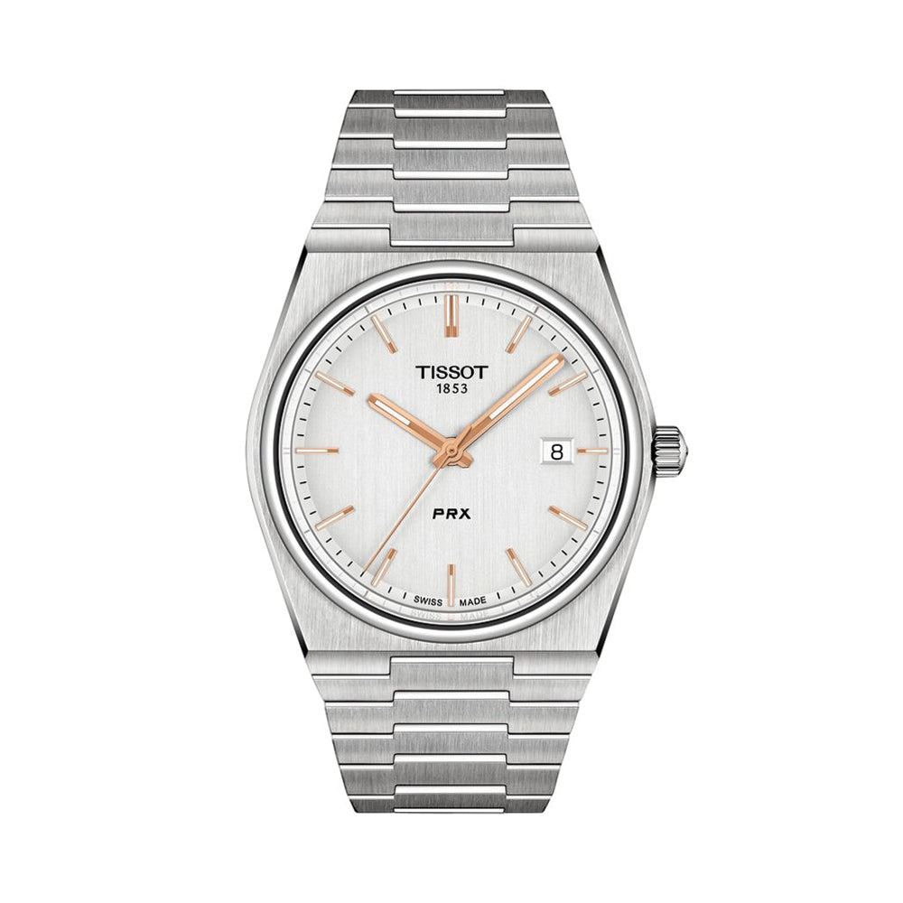 Tissot PRX Quartz 40mm - Silver on Bracelet